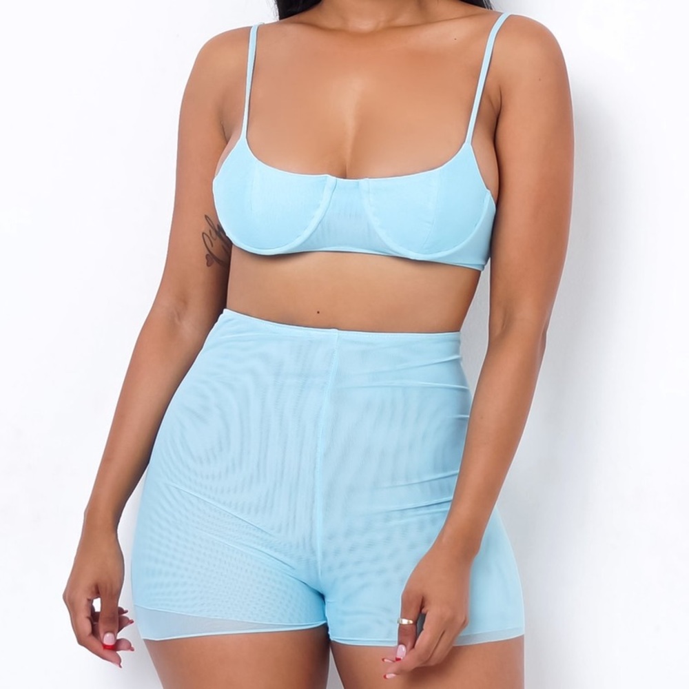 Mesh 2-Piece Short Set